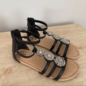 so memory foam girls sandals